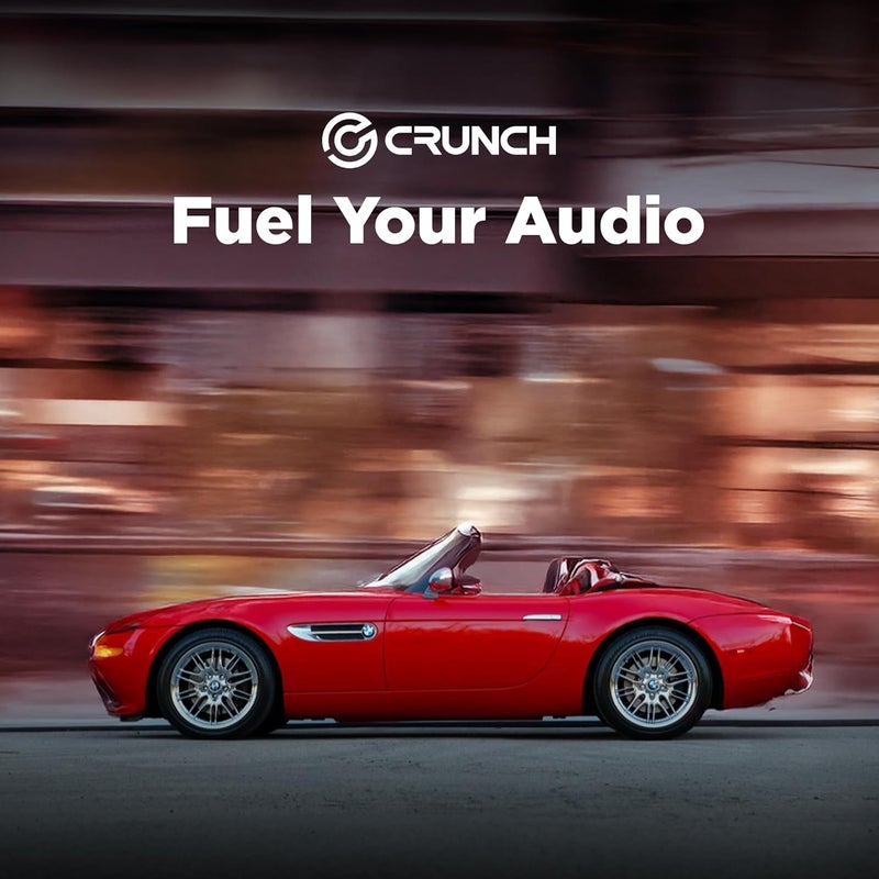 Crunch 2 Pack 6.5 Inch Car Audio Speakers, 300 Watt MAX 3 Way Full Range Speaker Set with 1 Inch Tweeter & Spade Terminal Connectors, CS-653 - Image 5